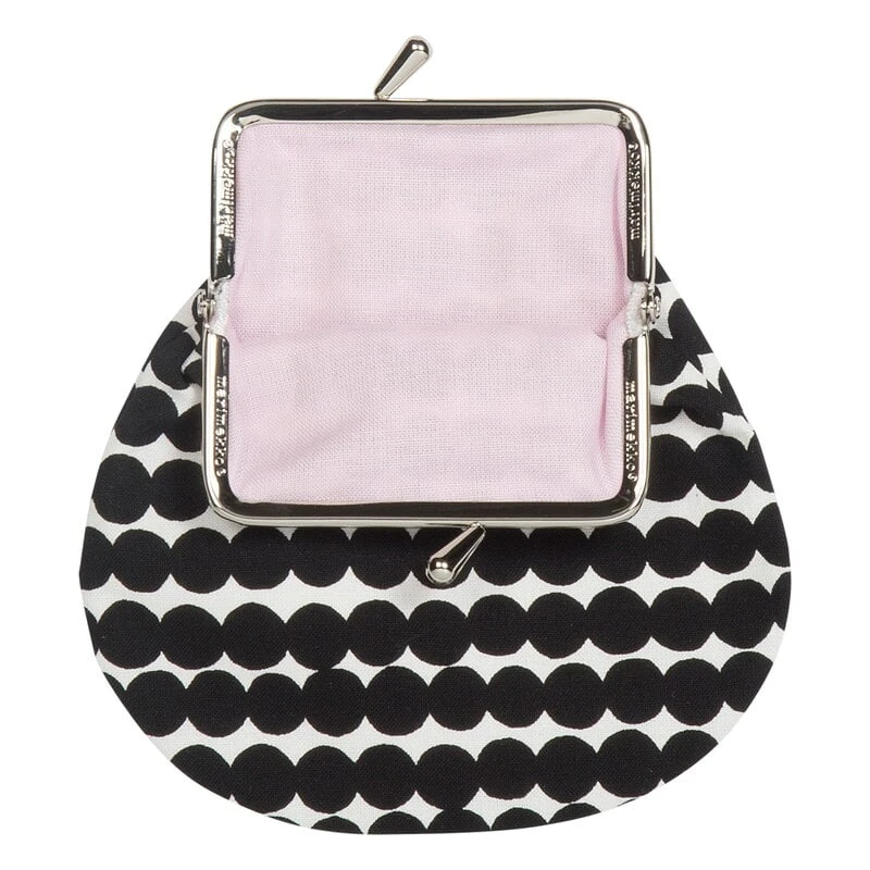 Marimekko Räsymatto Pieni Kukkaro, Valkoinen - Musta 4 Marimekko Räsymatto Pieni Kukkaro, Valkoinen - Musta - Image 2