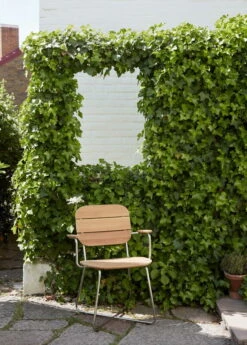 Skagerak Lilium Tuoli Käsinojilla, Tiikki - Ruostumaton Teräs -Terassitalo Kauppa 1420075 Lilium Armchair M2