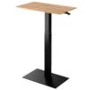Selka Mahtuva Säädettävä Työpöytä, Tammi - Musta -Terassitalo Kauppa 19Selka AK