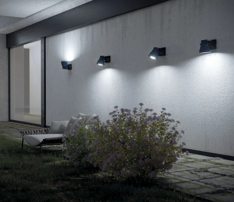 Martinelli Luce Frog Outdoor Seinävalaisin, Sininen 4 Martinelli Luce Frog Outdoor Seinävalaisin, Sininen - Image 2