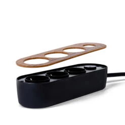 MyNolla MyNolla Strip Jatkojohto, Musta - Pähkinä -Terassitalo Kauppa 2023 MyNolla Strip Black Walnut topsheet floating