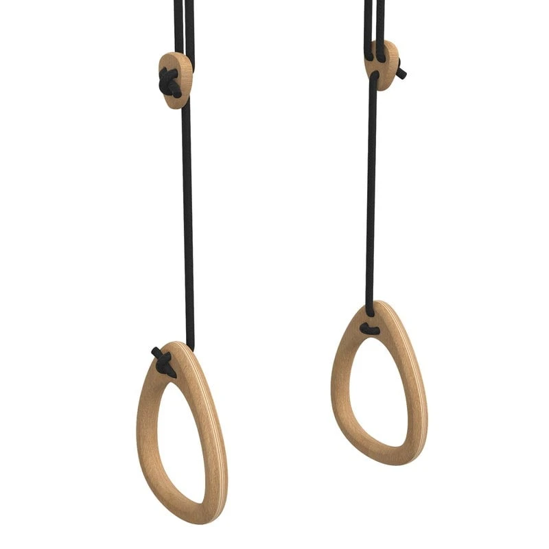 Lillagunga Lillagunga Rings Voimistelurenkaat, Tammi - Musta Köysi 3 Lillagunga Lillagunga Rings Voimistelurenkaat, Tammi - Musta Köysi