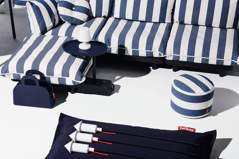Fatboy Paletti Sohva, 3 Osaa, Vasen, Raidallinen Ocean Blue 8 Fatboy Paletti Sohva, 3 Osaa, Vasen, Raidallinen Ocean Blue - Image 6