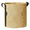 Bacsac Kangasruukku, 25 L, Vaaleankeltainen -Terassitalo Kauppa 304009 1 ROUND FLOWER POT 25L GINGER YELLOW FABRIC BACSAC