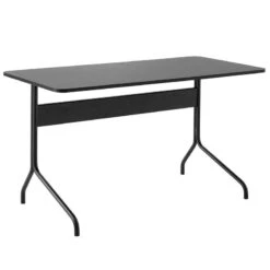 &Tradition Pavilion AV16 Työpöytä, Musta Linoleumi - Musta