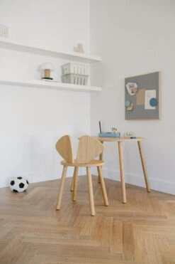 Nofred Mouse Koulusetti, Pöytä 58 Cm, Tuoli 40 Cm, Tammi -Terassitalo Kauppa 3301 mouse school set2 m12