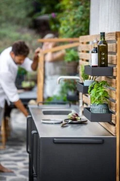 Cane-line Drop Ulkokeittiömoduuli Altaalla -Terassitalo Kauppa 3550AL 3649TAL P3550ST W3550T