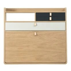 Hartô Gaston Seinälipasto, 80 Cm, Tammi - Vaaleanharmaa - Tummanharmaa