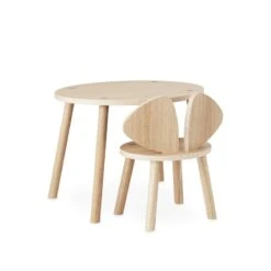 Nofred Mouse Lastentuoli, Lakattu Tammi -Terassitalo Kauppa 4 1201 2201 mouse chair mouse table set oak 1