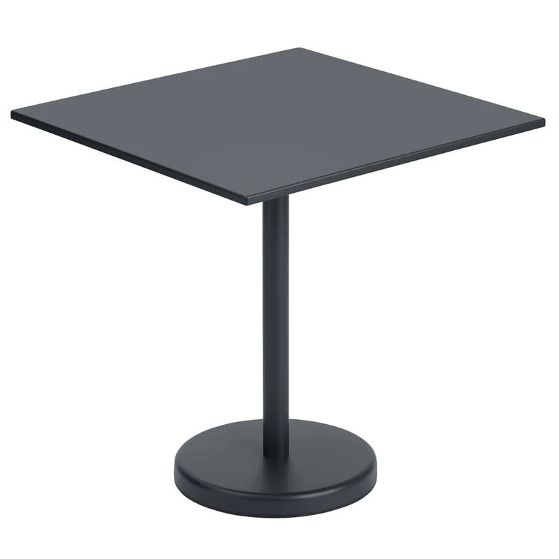 Muuto Linear Steel Café Pöytä, 70 X 70 Cm, Musta 3 Muuto Linear Steel Café Pöytä, 70 X 70 Cm, Musta