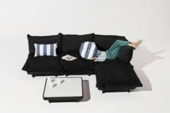 Fatboy King Outdoor Tyyny, Raidallinen Ocean Blue -Terassitalo Kauppa 40 PALLETTI 20201201 FATBOY HERO DAY2 078 B2 C1