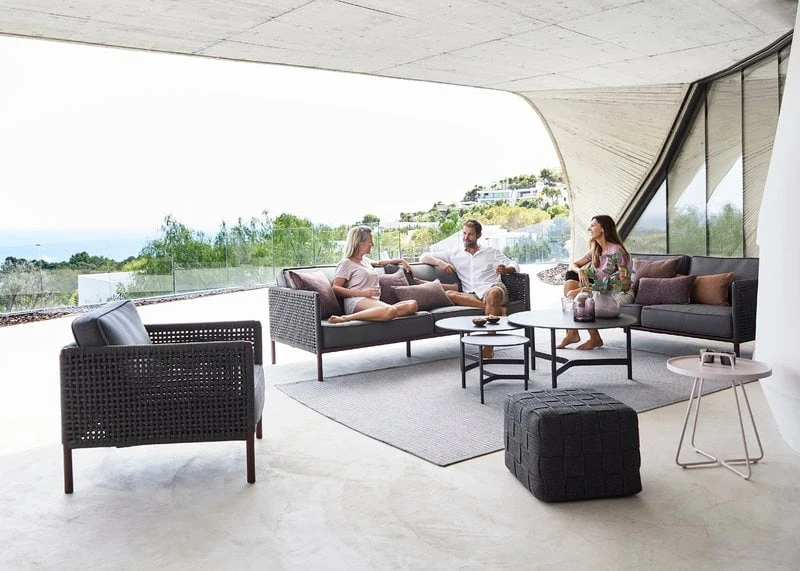 Cane-line Cube Rahi, Tummanharmaa 5 Cane-line Cube Rahi, Tummanharmaa - Image 3