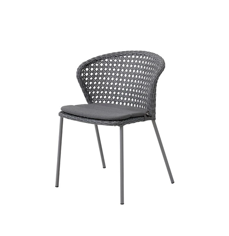 Cane-line Lean Tuolin Istuintyyny, Harmaa 5 Cane-line Lean Tuolin Istuintyyny, Harmaa - Image 3