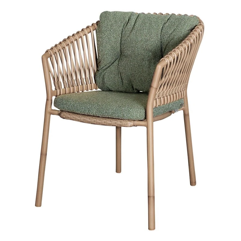 Cane-line Ocean Tuolin Istuinpehmusteet, Tummanvihreä 4 Cane-line Ocean Tuolin Istuinpehmusteet, Tummanvihreä - Image 2