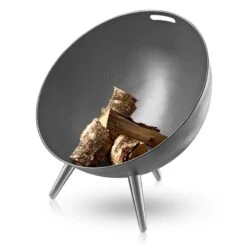 Eva Solo FireGlobe Ulkotakka -Terassitalo Kauppa 571099 FireGlobe Fireplace 1 Braende Grey aRGB High