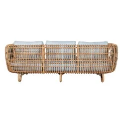 Cane-line Nest 3-istuttava Sohva, Luonnonvärinen - Vaaleanharmaa -Terassitalo Kauppa 57523USL 3