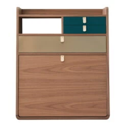 Hartô Gaston Seinälipasto, 60 Cm, Pähkinä - Messinki - Petrooli