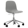 Normann Copenhagen Form Swivel 5W Gaslift Työtuoli, Alumiini - Harmaa -Terassitalo Kauppa 66NCchairs iso HV