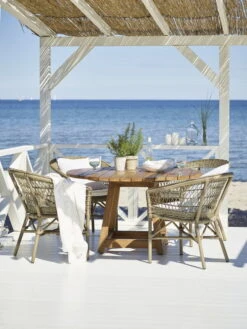 Sika-Design Emma Tuoli, Harmaa - Valkoinen -Terassitalo Kauppa 9197T Emma George120 beach hf