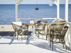 Sika-Design Emma Tuoli, Harmaa - Valkoinen -Terassitalo Kauppa 9197T Emma Nicole beach bf