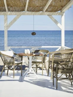 Sika-Design Emma Tuoli, Harmaa - Valkoinen -Terassitalo Kauppa 9197T Emma Nicole beach hf