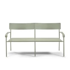 Serax August 2-istuttava Penkki Selkänojalla, Vihreä -Terassitalo Kauppa B5023001 514s1