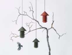 Pidät Bird Silo Lintulauta, Vihreä -Terassitalo Kauppa BIRD SILO LIFESTYLE 1A 1