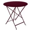 Fermob Bistro Pöytä, 77 Cm, Black Cherry 2 Fermob Bistro Pöytä, 77 Cm, Black Cherry -Terassitalo Kauppa BISTRO TABLE D77 Black Cherry ee
