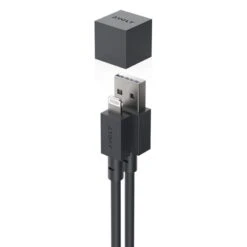 Avolt Cable 1 USB-latauskaapeli, Musta