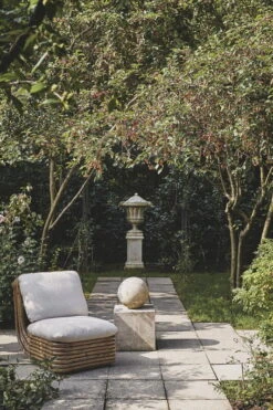 GUBI Bohemian 72 Nojatuoli, Rottinki - Diagonal Boucle 007 -Terassitalo Kauppa Bohemian72 3