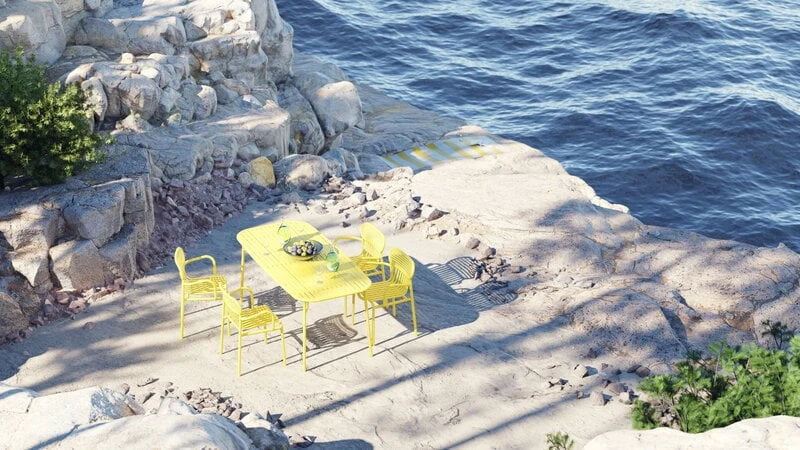 Petite Friture Week-end Käsinojallinen Tuoli, Keltainen 8 Petite Friture Week-end Käsinojallinen Tuoli, Keltainen - Image 6