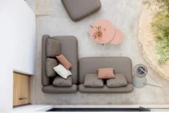 Cane-line Capture 2-istuttava Sohva, Vasen Moduuli, Taupe -Terassitalo Kauppa Capture twist coffee table