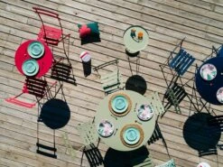 Fermob Bistro Metal Tuoli, 2 Kpl, Willow Green 13 Fermob Bistro Metal Tuoli, 2 Kpl, Willow Green -Terassitalo Kauppa Chaise et table Bistro Mobilier Fermob 2