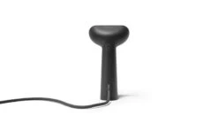 Steamery Cirrus No. 3 Vaatehöyrystin, Hiili -Terassitalo Kauppa Cirrus3 Charcaol on white front long cord