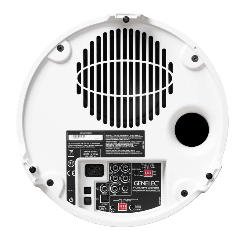 Genelec F One (B) Aktiivisubwoofer, Valkoinen 5 Genelec F One (B) Aktiivisubwoofer, Valkoinen - Image 3