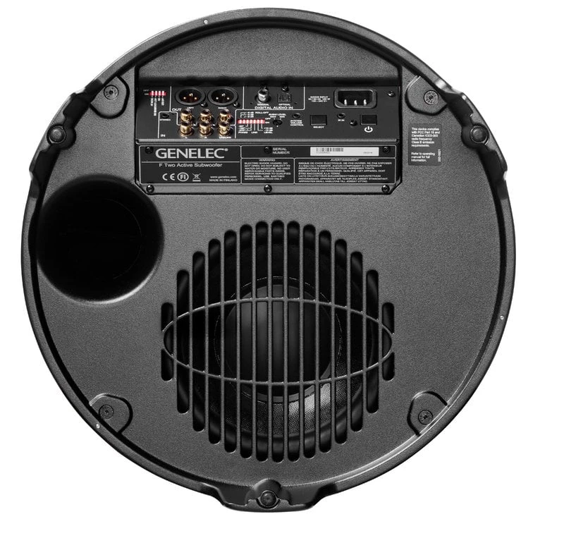 Genelec F Two (B) Aktiivisubwoofer, Musta 4 Genelec F Two (B) Aktiivisubwoofer, Musta - Image 2