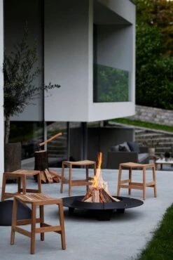 Cane-line Ember Tulisija, Iso, Musta 11 Cane-line Ember Tulisija, Iso, Musta -Terassitalo Kauppa Flip stool ember fire pit 1