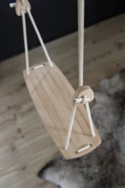 Lillagunga Lillagunga Grand Keinu, Tammi - Beige -Terassitalo Kauppa Grand Oak Beige Ropes Camilla Klemets 2