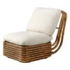 GUBI Bohemian 72 Nojatuoli, Rottinki - Diagonal Boucle 007 -Terassitalo Kauppa Gubi 10105750 F3Q Bohemian 72 Lounge Chair Lupo Special Diagonal Boucl Dedar 007 ee
