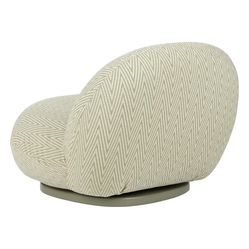 GUBI Pacha Outdoor Nojatuoli, Pyörivä, Chevron FR 008 - Image 5