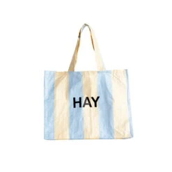 HAY Candy Stripe Ostoskassi, M, Keltainen - Sininen