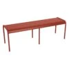 Fermob Luxembourg Penkki, 145 Cm, Red Ochre -Terassitalo Kauppa LUXEMBOURG Bench 145cm 3 4 Ohcre red ee