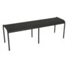 Fermob Luxembourg Penkki, 145 Cm, Liquorice -Terassitalo Kauppa LUXEMBOURG Bench 145cm 3 4 liquorice ee