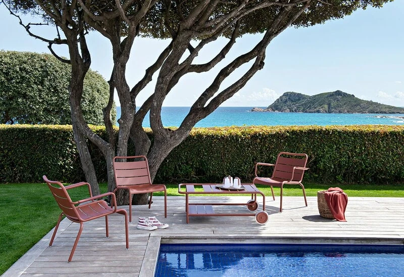 Fermob Luxembourg Matala Nojatuoli, Cedar Green 7 Fermob Luxembourg Matala Nojatuoli, Cedar Green - Image 5