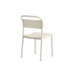 Muuto Linear Steel Tuoli, Luonnonvalkoinen -Terassitalo Kauppa Linear steel side chair off white angle Muuto 5000x5000 hi res 150