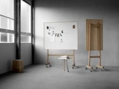 Lintex Wood Mobile Kirjoitustaulu, 150,8 X 196 Cm, Valkoinen - Tammi -Terassitalo Kauppa Lintex Wood 4 1