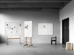 Lintex Wood Mobile Kirjoitustaulu, 150,8 X 196 Cm, Valkoinen - Tammi -Terassitalo Kauppa Lintex Wood 7 1