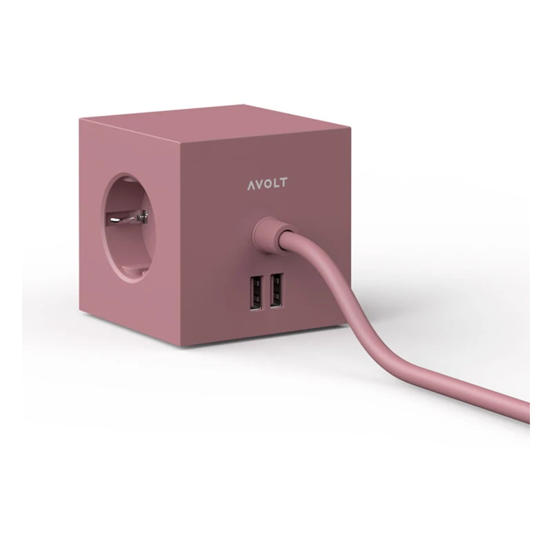 Avolt Square 1 USB Jatkojohto, Ruosteenpunainen 8 Avolt Square 1 USB Jatkojohto, Ruosteenpunainen - Image 6
