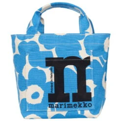 Marimekko Mono Mini Tote Unikko Laukku, Puuvilla - Vaaleansininen