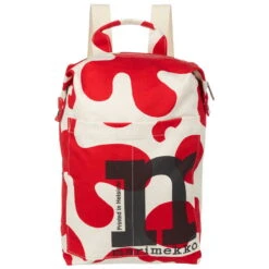 Marimekko Mono Backpack Pulloposti Reppu, Puuvilla - Punainen